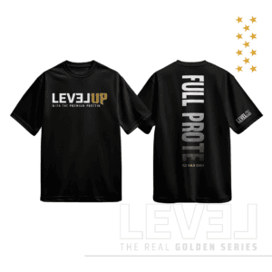 Polo Level Up Hombre - Negro