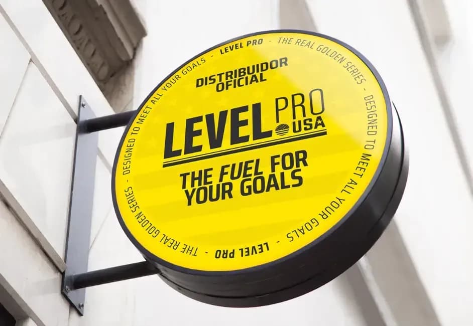 Letrero de distribuidor oficial LevelPro USA